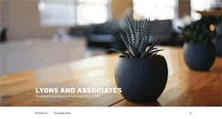 Desktop Screenshot of lyonsassociates.com